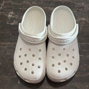 Crocs white Man size 11 in great used condition
